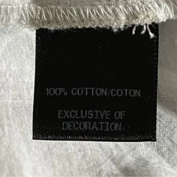 Suno White Embroidered Tunic Dress Boho Cottagecore Floral Appliqué Size 6 - Picture 8 of 14